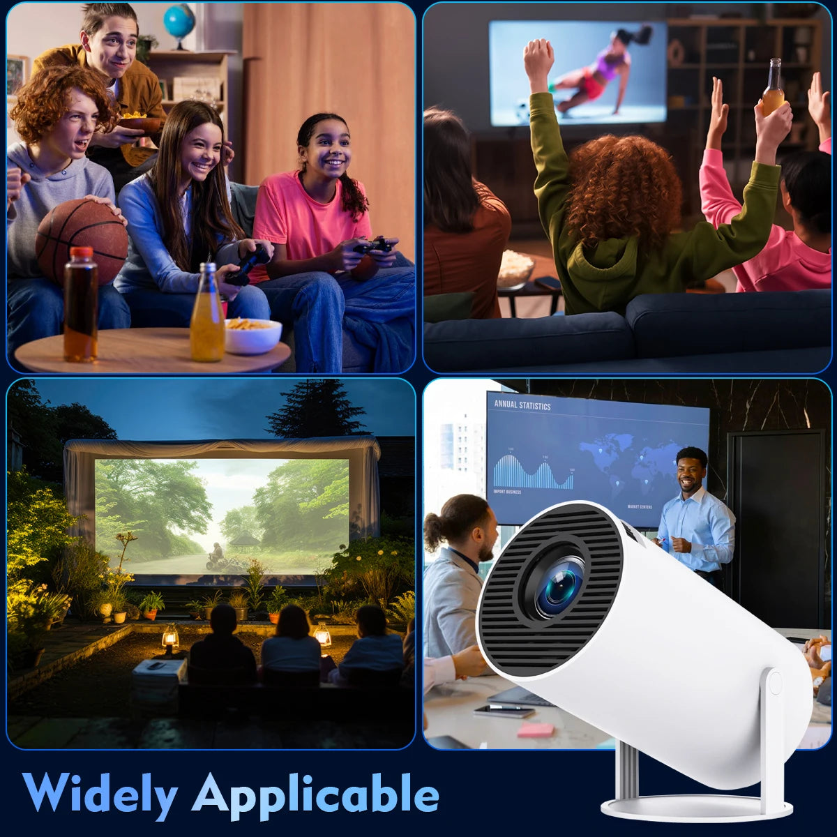 Magcubic HY300 Pro Mini Projector 4K - φορητός προβολέας